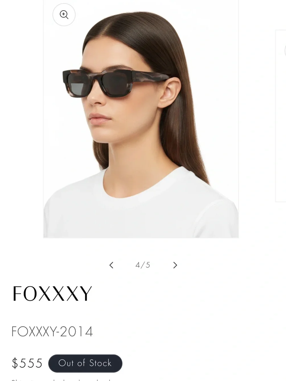 Thierry Lasry Foxxxy Tortoise Brown Square Sunglasses